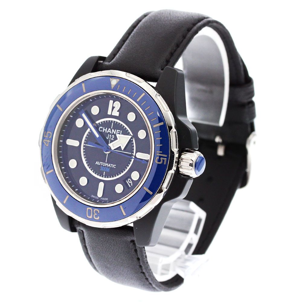 新しい季節 J12 H2561 CHANEL シャネル マリーン38 メンズ 自動巻き デイト J12
