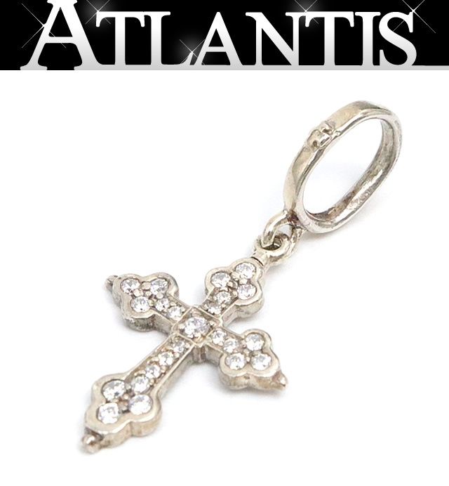 ローリーロドキン Loree Rodkin スモール ゴシック ピース ハート ペンダント K18WG ダイヤモンド ネックレス ユニセックス 101705997