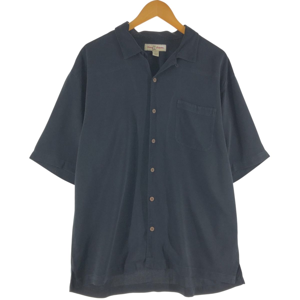 古着 トミーバハマ TOMMY BAHAMA 半袖 オープン シルクシャツ ボックスシャツ メンズL相当|eaa536264