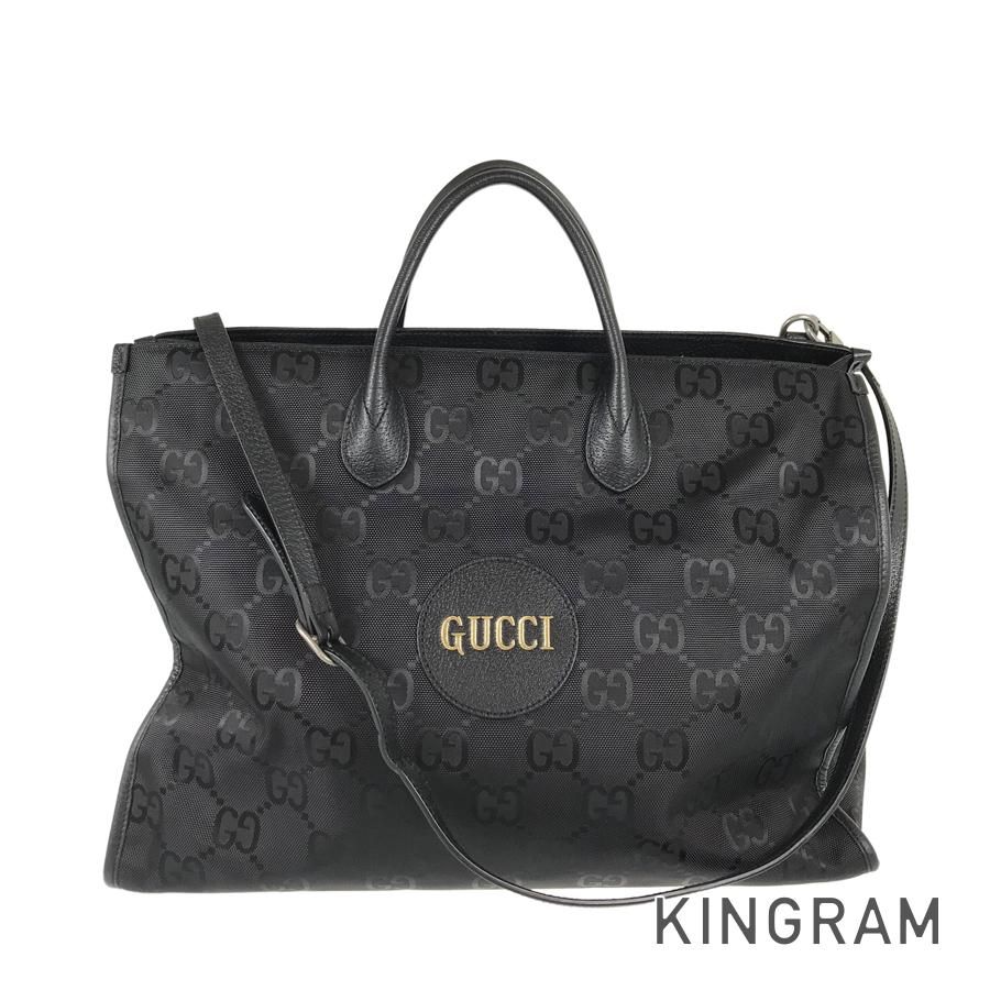 グッチ GUCCI オフザグリッド 630353 ナイロン トートバッグ fto【中古】