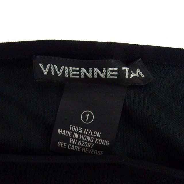 P92♪ ヴィヴィアンタム　スパンコールフレアスカート　サイズ1 ブラック ヴィヴィアンタム VIVIENNE TAM フレア スカート ロング 透け感