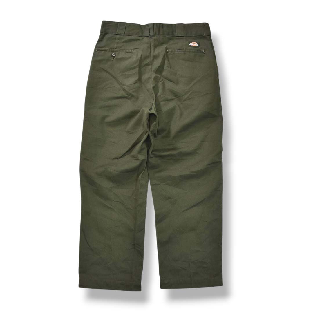 ディッキーズ　ワークパンツ　チノパン　ヴィンテージ　希少　レア　90s　USA製 ディッキーズ ワークパンツ W33×L32 USA製 90s YKK ネイビー