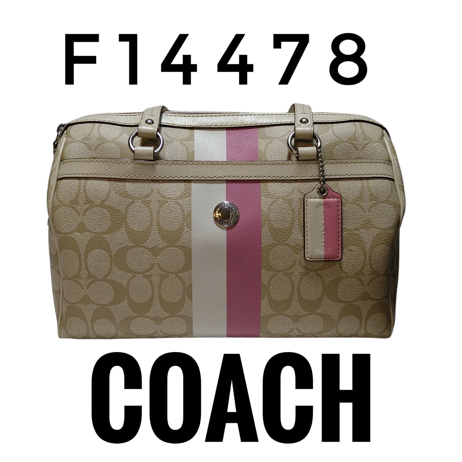 コーチ COACH ボストンバッグ F14478 - メルカリ