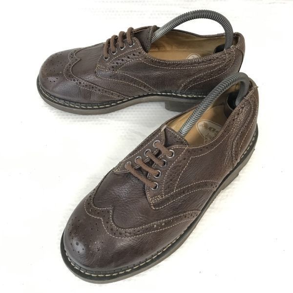 ポーランド製/Vintage★JOHN  FLUEVOG/ジョンフルーボグ★本革/グッドイヤー製法/ウイングチップ【8/26.5茶/BROWN】dress shoes◆pC-97  #BUZZBERG