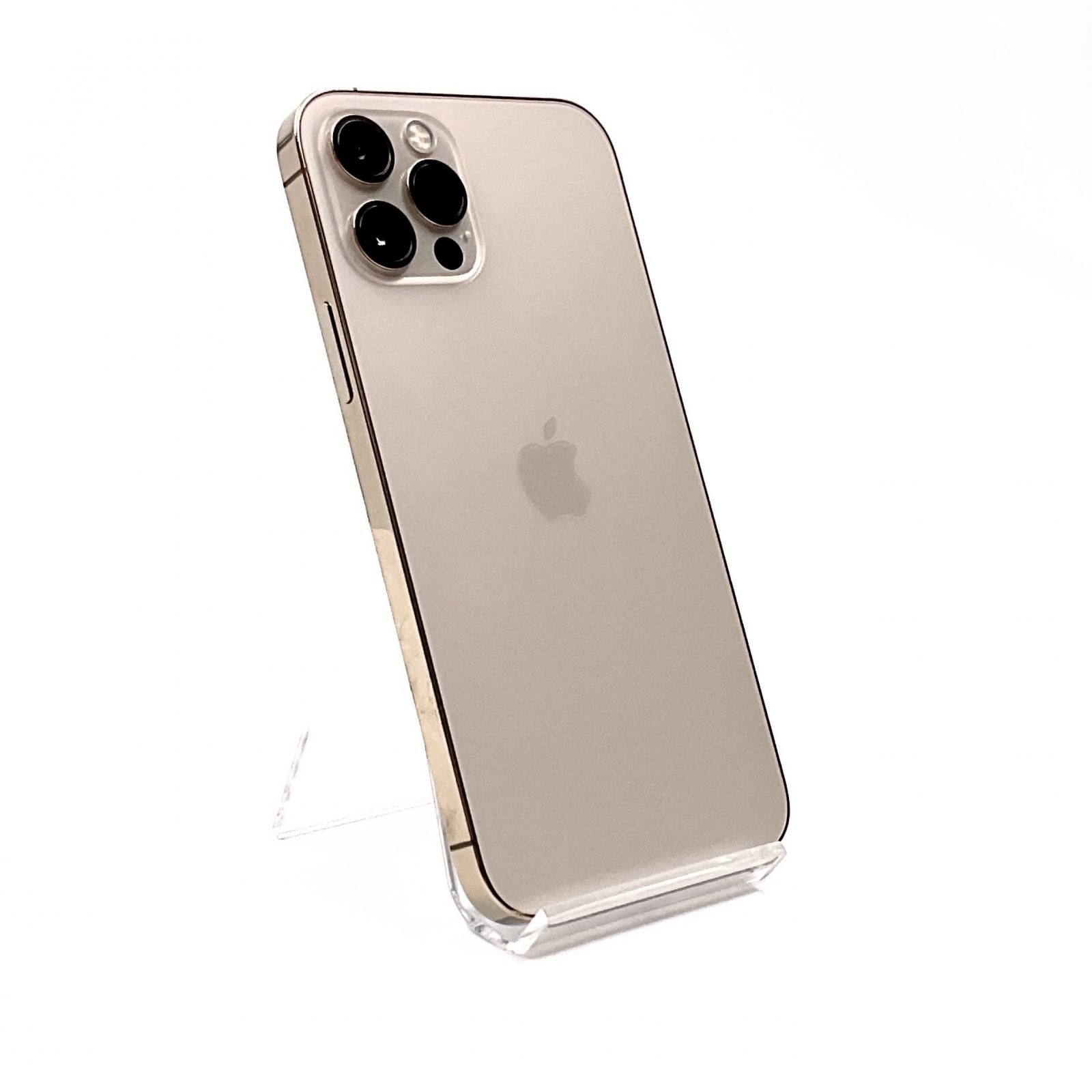 【全額返金保証】【最速発送】Apple iPhone 12 Pro 128GB ゴールド docomo 白ロム 83% 動作確認済