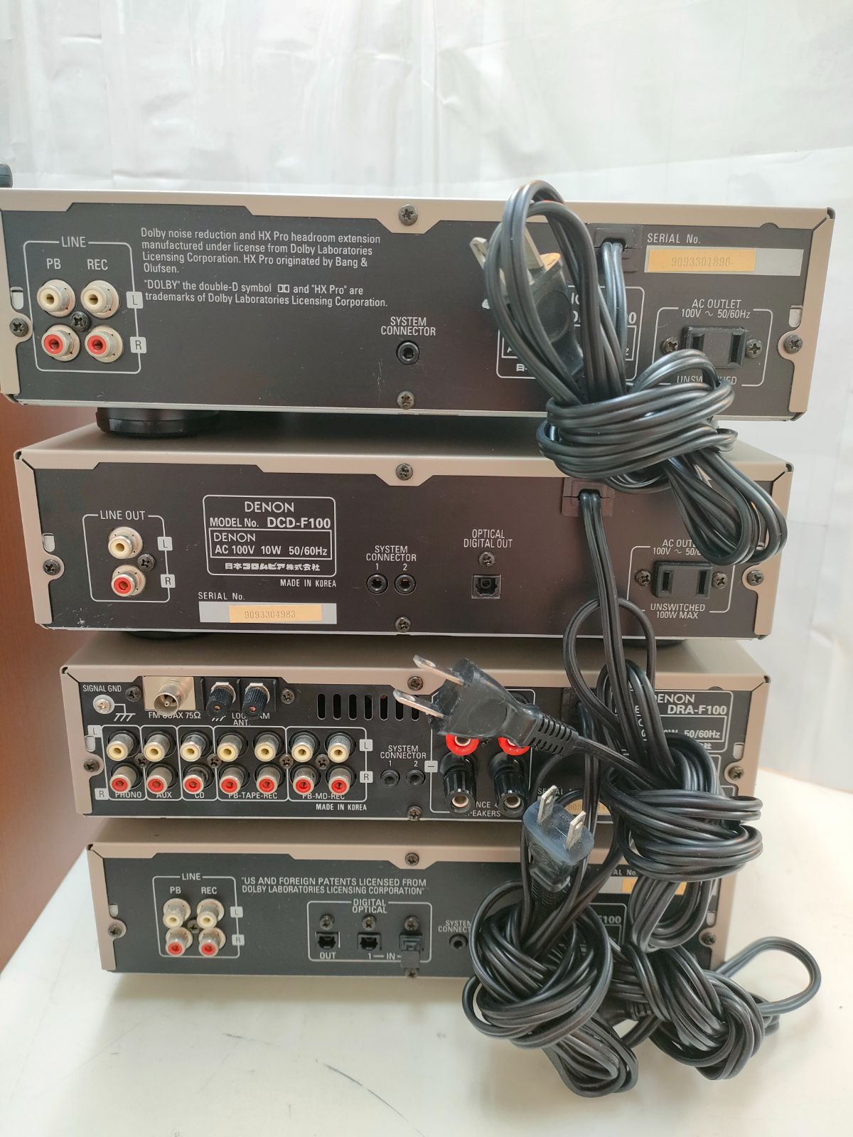 ジャンク DENON システムコンポ オーディオセット 【公式通販】