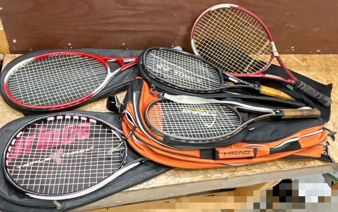 h7727 ヨネックス REXKING24 R-24 テニス ラケット 5本セット