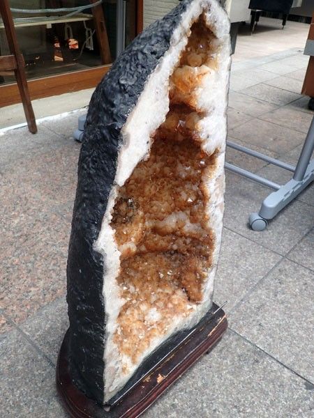 【天然石】シトリンドーム (24kg) 天然石】シトリンドーム (24kg)