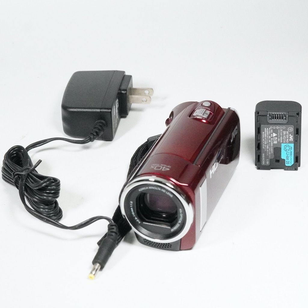 JVC Victor Everio GZ-HM280‐R レッド 動作OK 返金保証 /1914