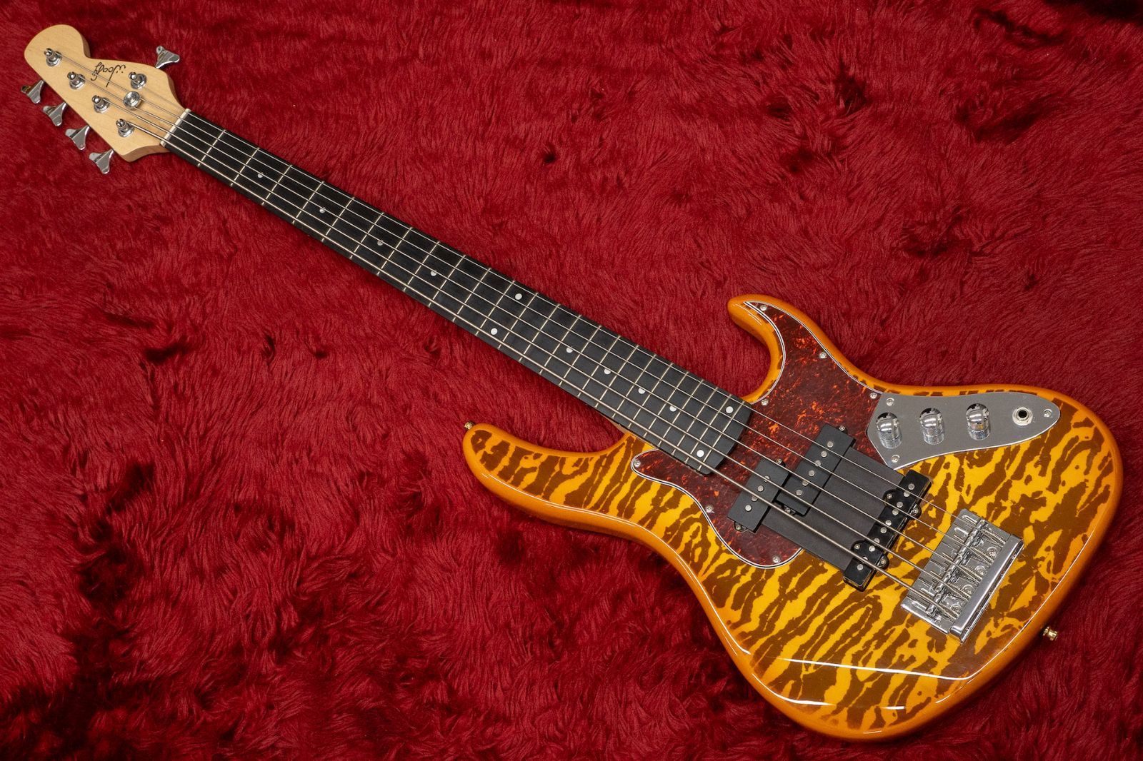 5弦ベース・woofy basses Poodle5 Orange・GIB new】woofy basses / ONE series Poodle 5 Sunburst - Geek IN Box