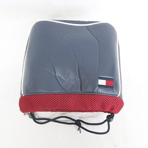 トミーヒルフィガー TOMMY HILFIGER ゴルフ ヘッドカバー アイアンカバー IR ロゴ 刺繍 紺 赤 ネイビー レッド