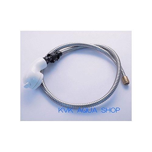 KVK Z826|800 KF358 KF568用洗髪シャワーヘッド＆ホースセットホワイト KVK補修部品KVKキッチン 洗面シャワー部品