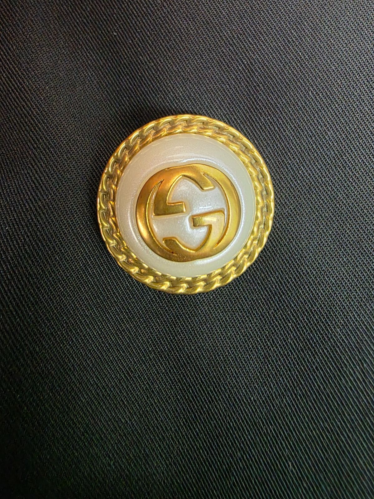 【美品】GUCCI パールボタン GG 花柄 トレンチコート ☆ GUCCI グッチ パールGGボタン スプリング トレンチコート
