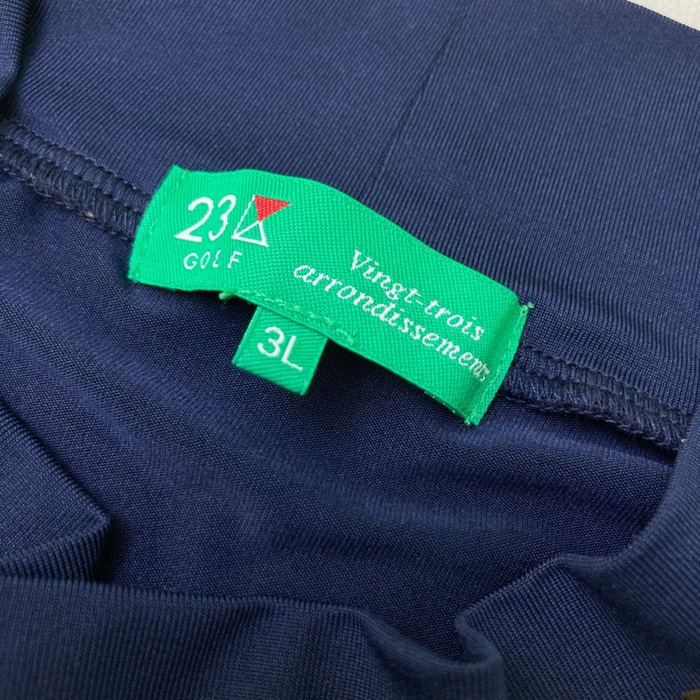 23区GOLF - 美品❗️23区ゴルフ 半袖モックネック ネイビー