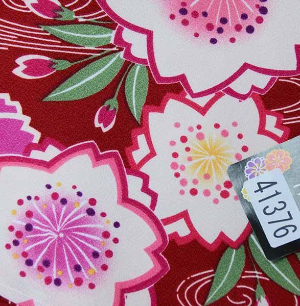 彩り様 二尺袖着物 単品 仕立て上がり 小紋 着物丈は着付けし易いショート丈