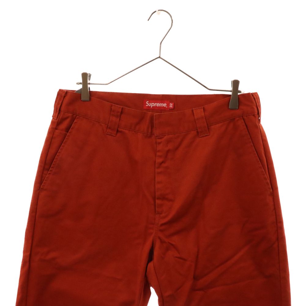 希少カラー Supreme work pants ワークパンツ オレンジ パンツ 希少カラー Supreme work pants ワークパンツ オレンジ パンツ