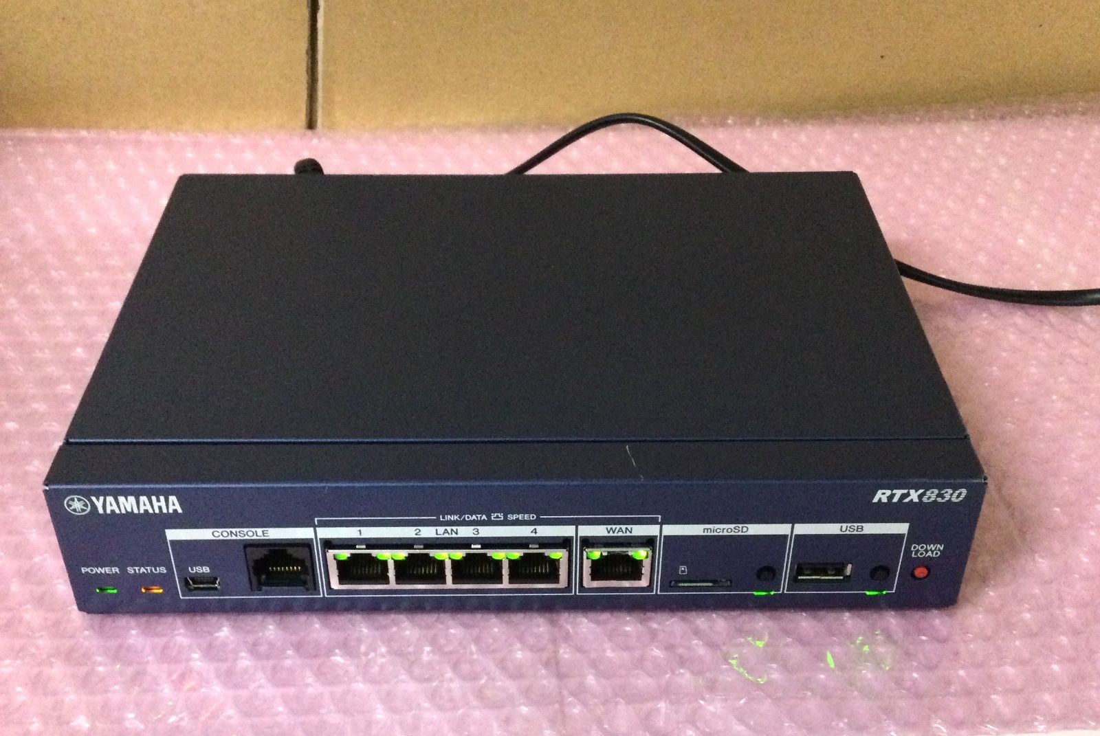 YAMAHA RTX830 有線LANルーター 2台 Amazon.co.jp: Yamaha USB Giga