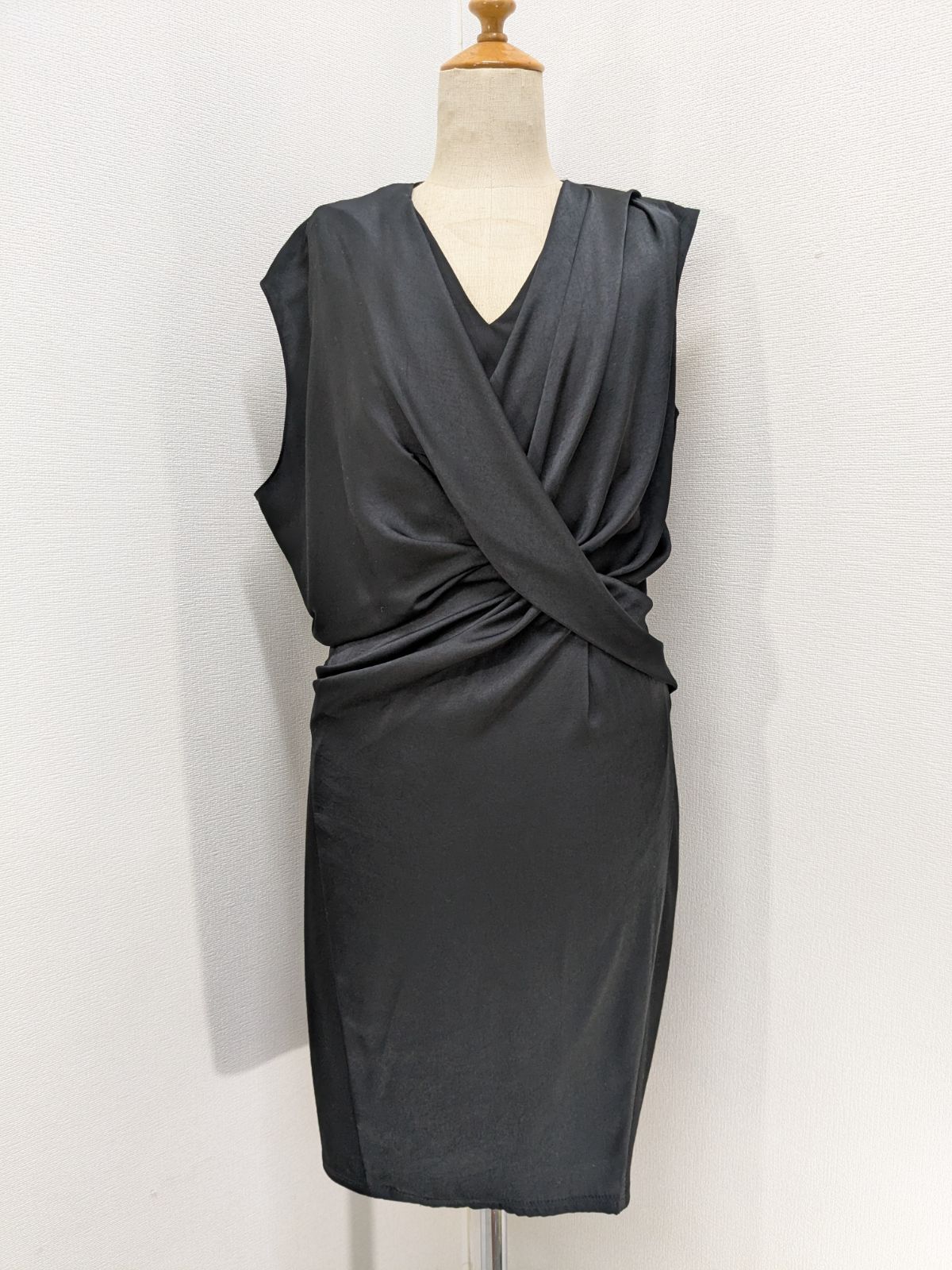 ヘルムートラング HELMUT LANG ドレープドレス ワンピース アシンメトリー