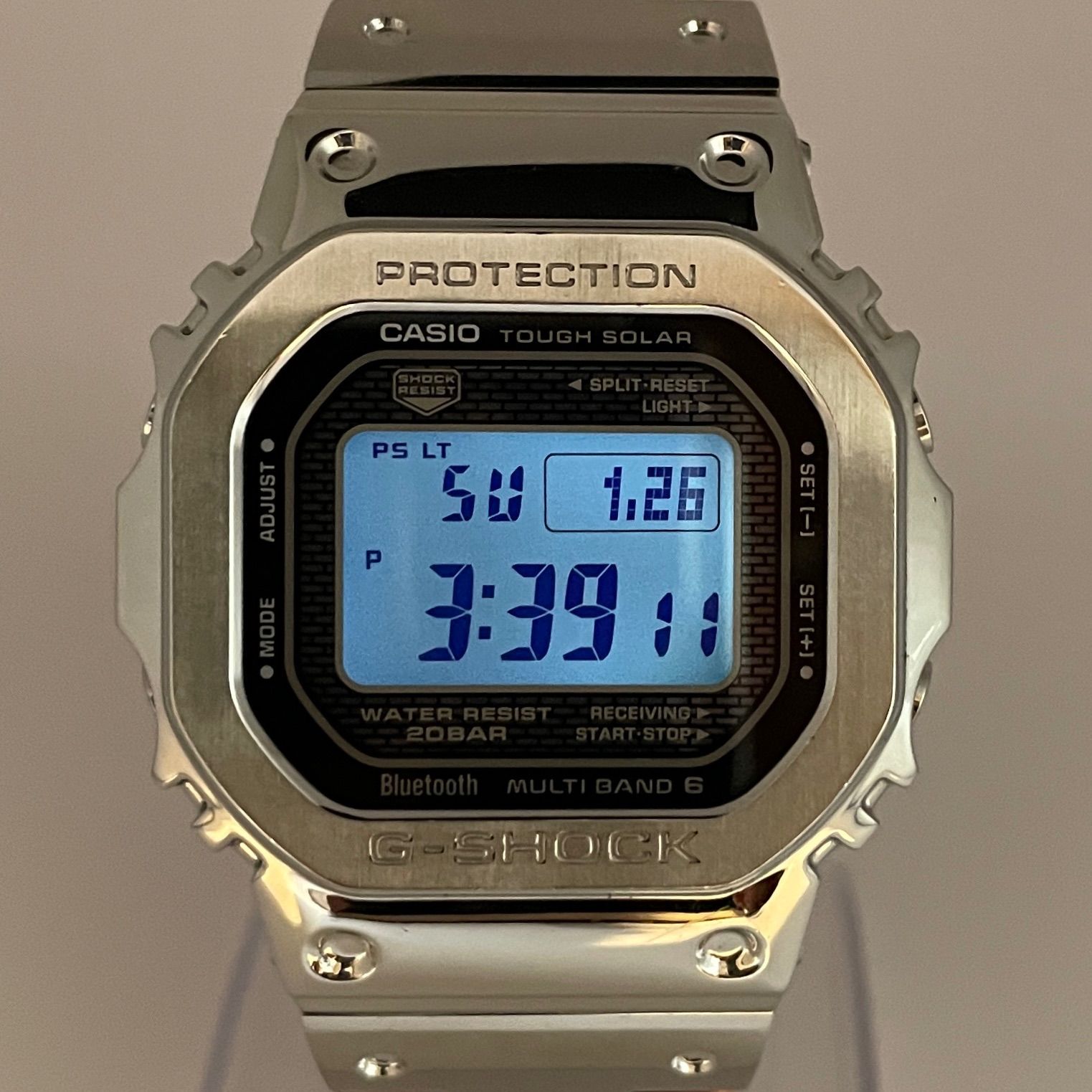 T392）良品 稼動品 CASIO カシオ 電波ソーラー Bluetooth G-SHOCK FULL