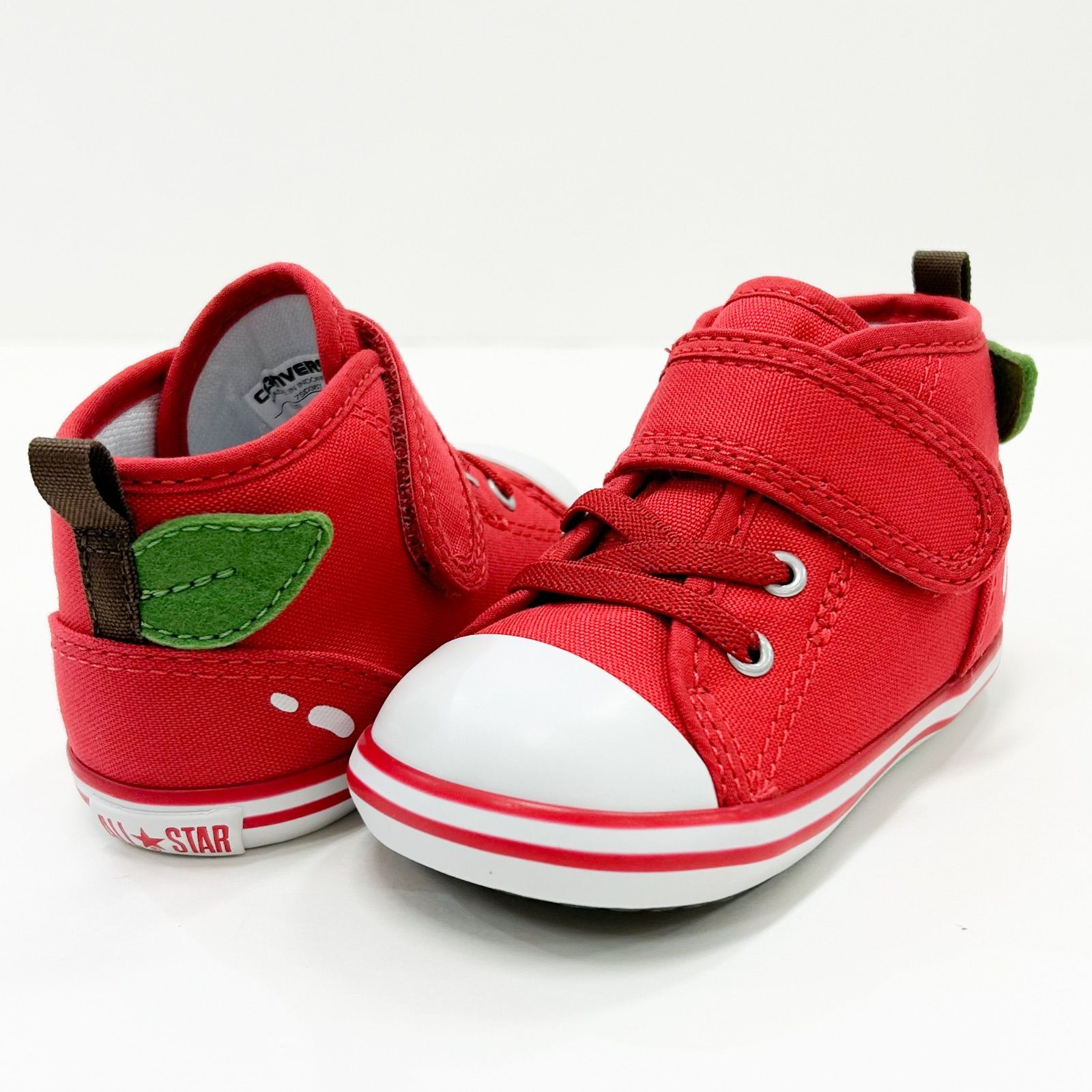 新品】CONVERSE BABY ALL STAR N FRUITY V-1 コンバース ベビー フルーティー アカリンゴ メルカリ