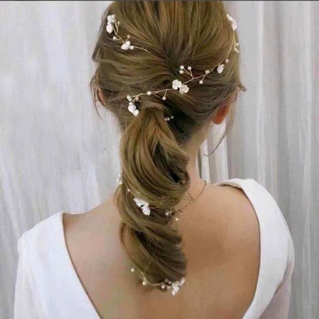 ヘアアクセサリー 髪飾り ヘッドドレス カチューシャ 花冠 ヘア