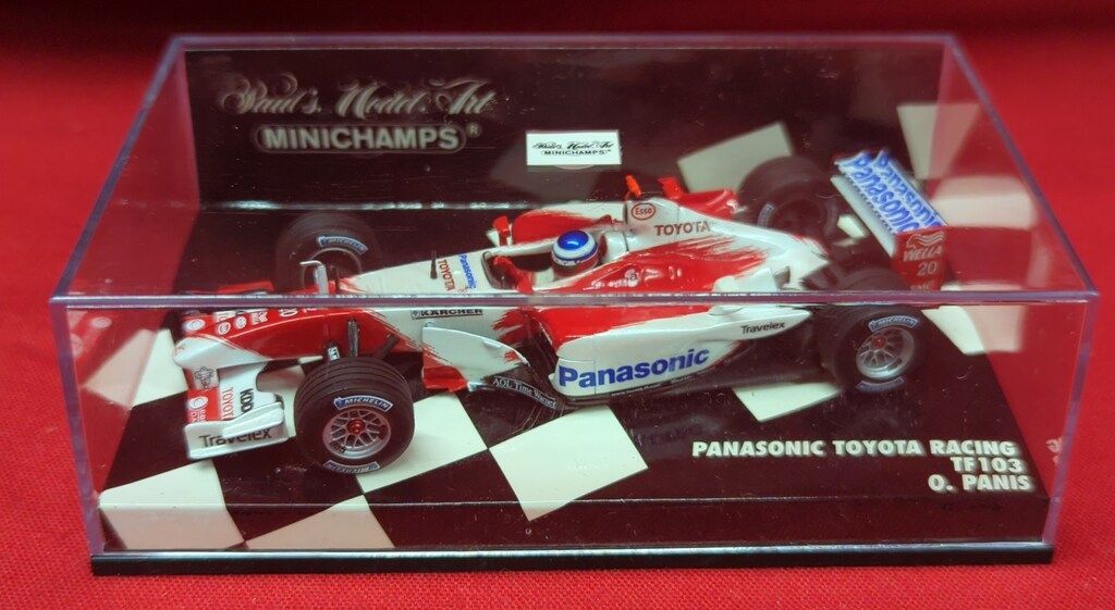 京商 1/43 トヨタ TF103 #20 O.パニス ジッポライター付属 F1 京商 1/43 トヨタ TF103 #20 O.パニス ジッポライター付属 F1