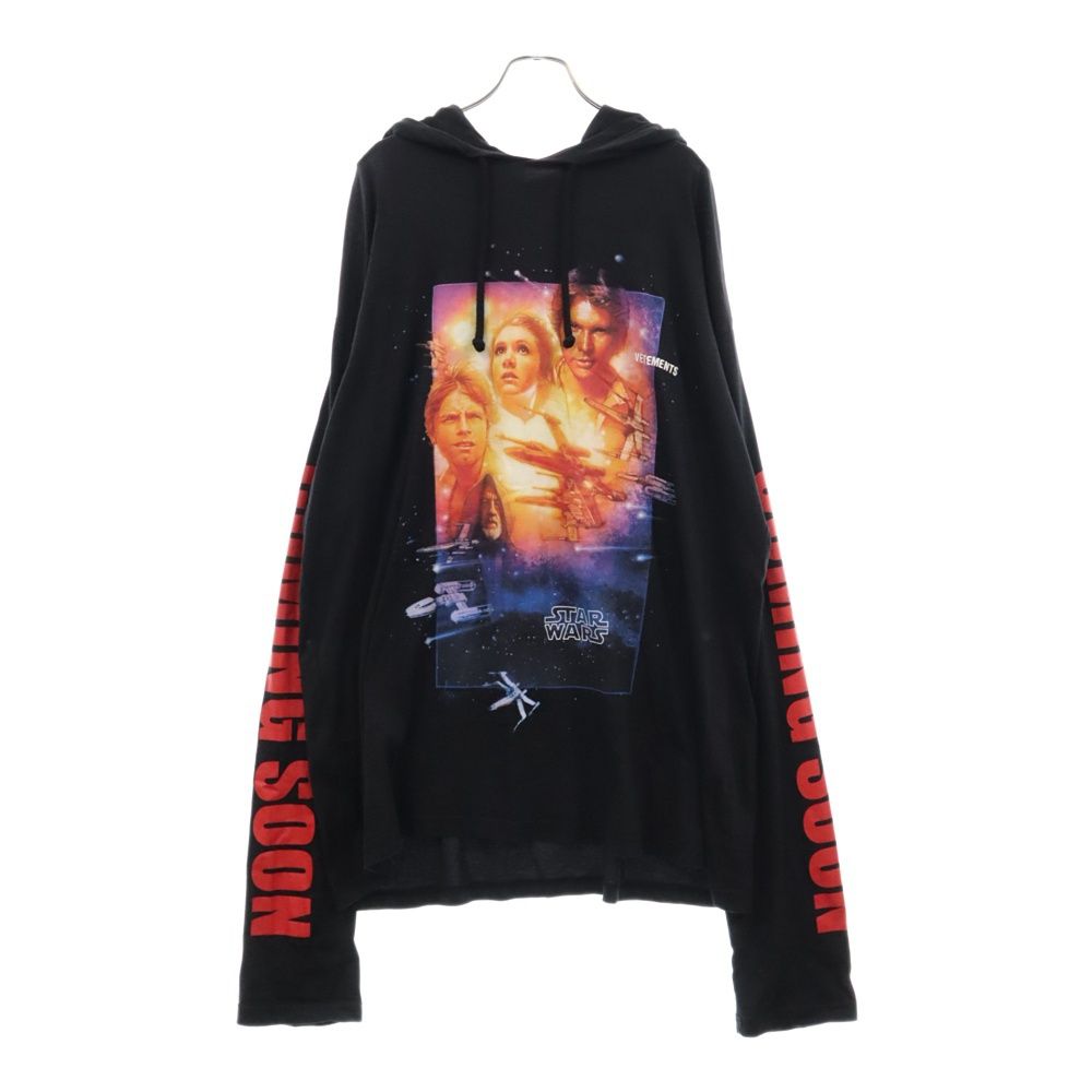 VETEMENTS スター・ウォーズ ブラック長袖パーカー