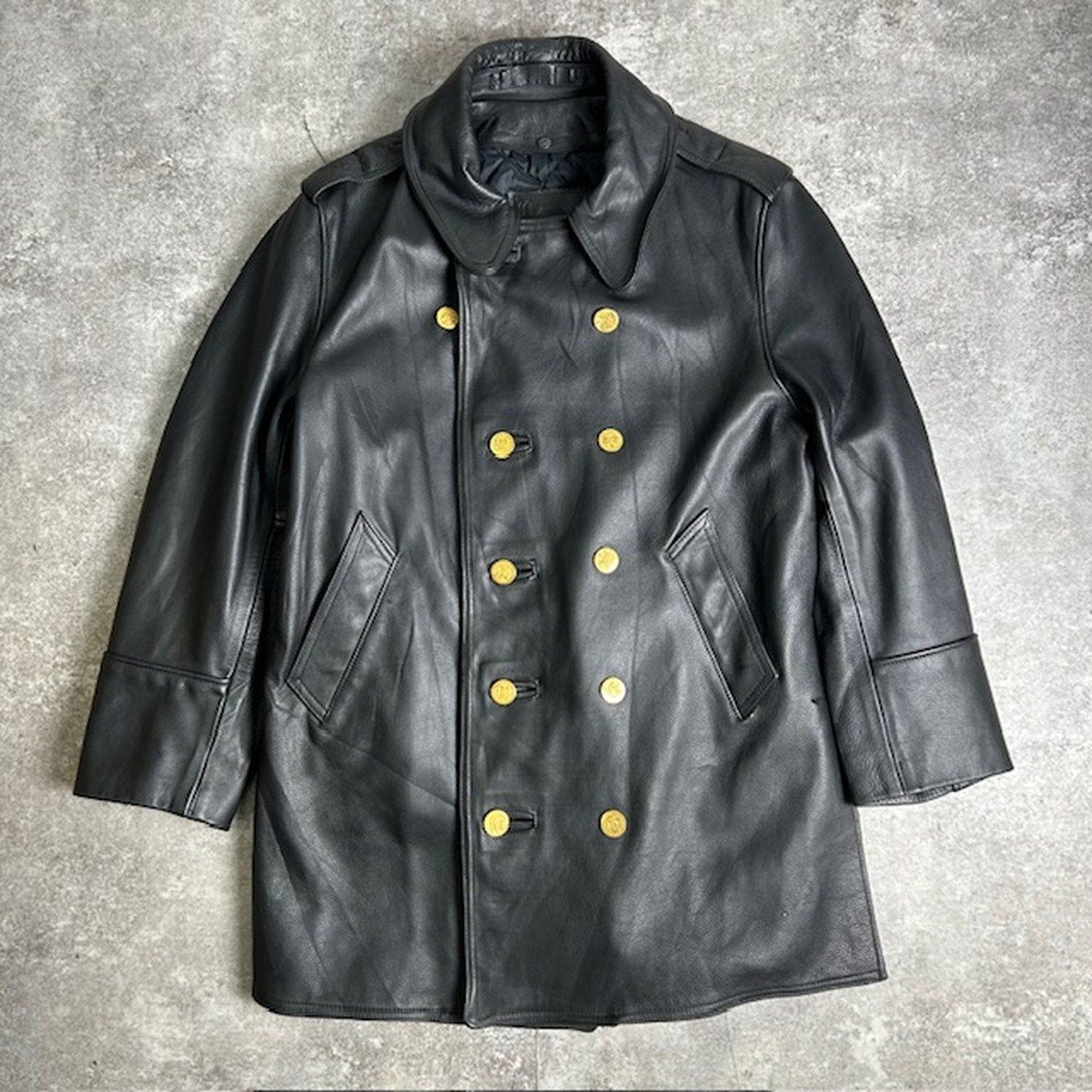 Branded Garments レザーポリスマンコート ブランデッドガーメンツ