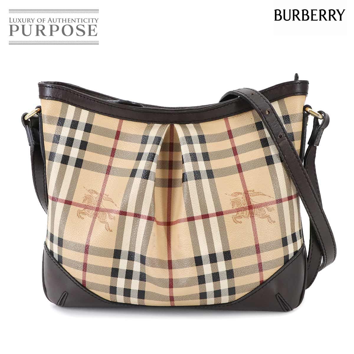 Burberry■ヘイマーケット チェック トート ショルダーバッグ BURBERRY 超美品 バーバリー ヘイマーケットチェック トート