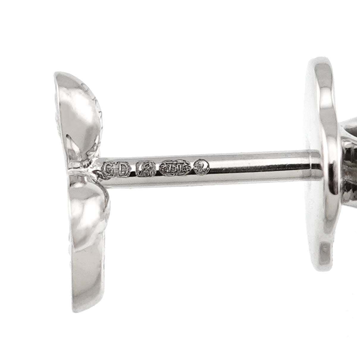 グラフ GRAFF パヴェ バタフライ ダイヤ プティ スタッド ピアス K18