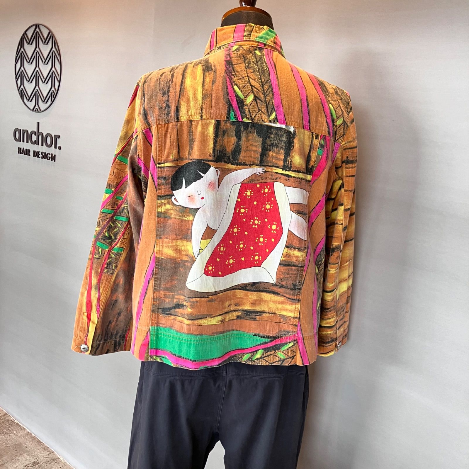 90's CHICO'S DESIGN チコズデザイン シャツジャケット 総柄
