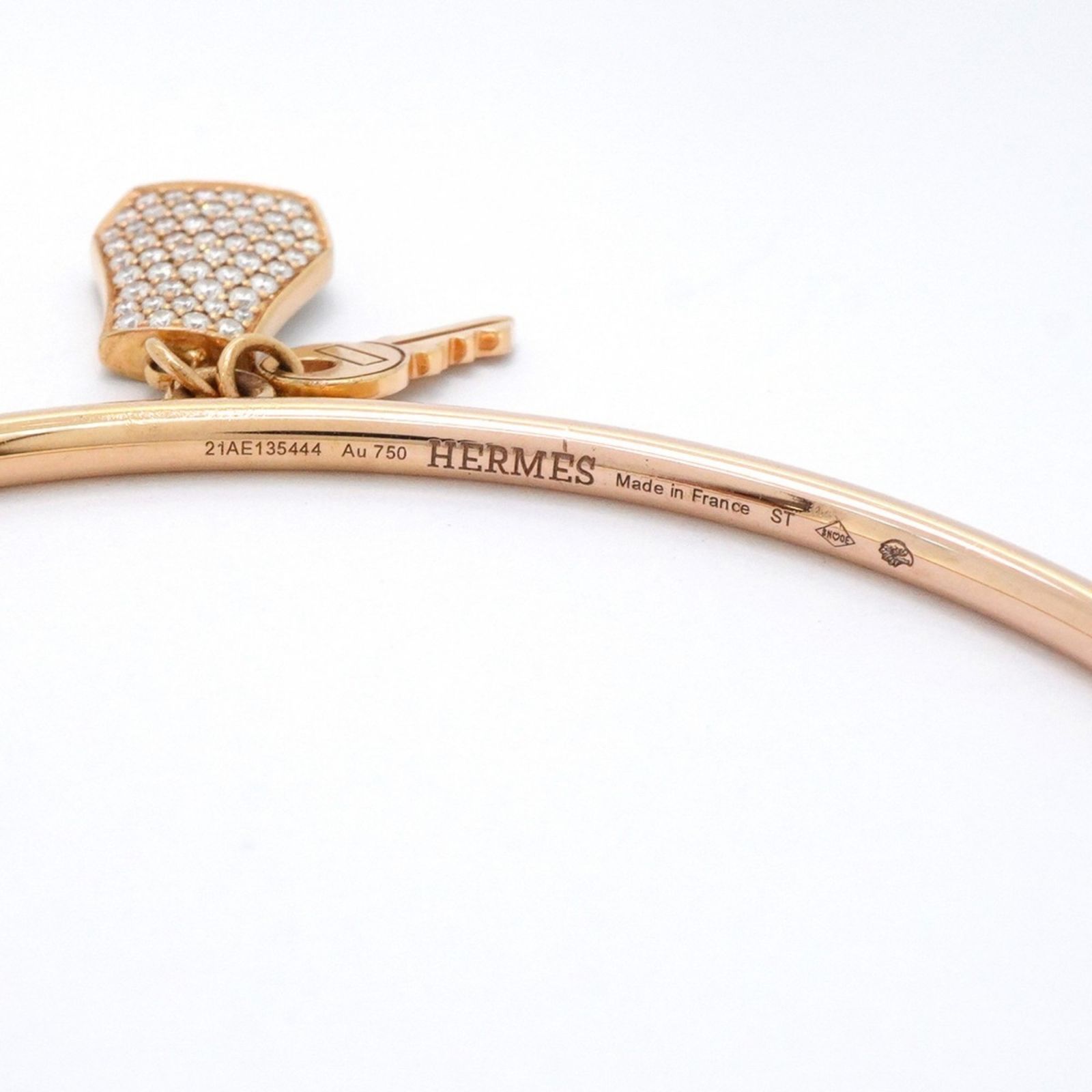 エルメス(Hermes) エルメス バングル ケリークロシェット 18KPG