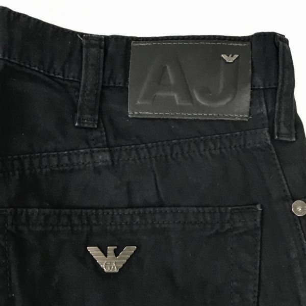 ARMANI JEANS/アルマーニジーンズ☆ブラックデニムパンツ【30/メンズ