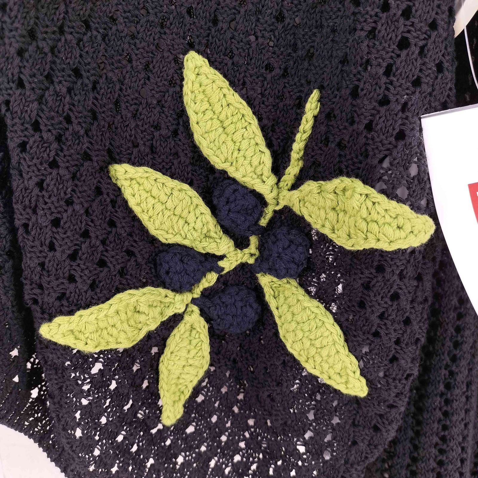 レディース Olive Crochet Shirts leinwande