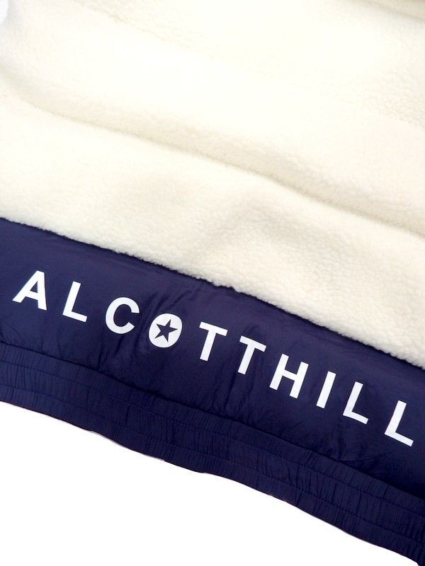Alcott hill(アルコット ヒル) フーデット ジップアップ ボア ダウン 