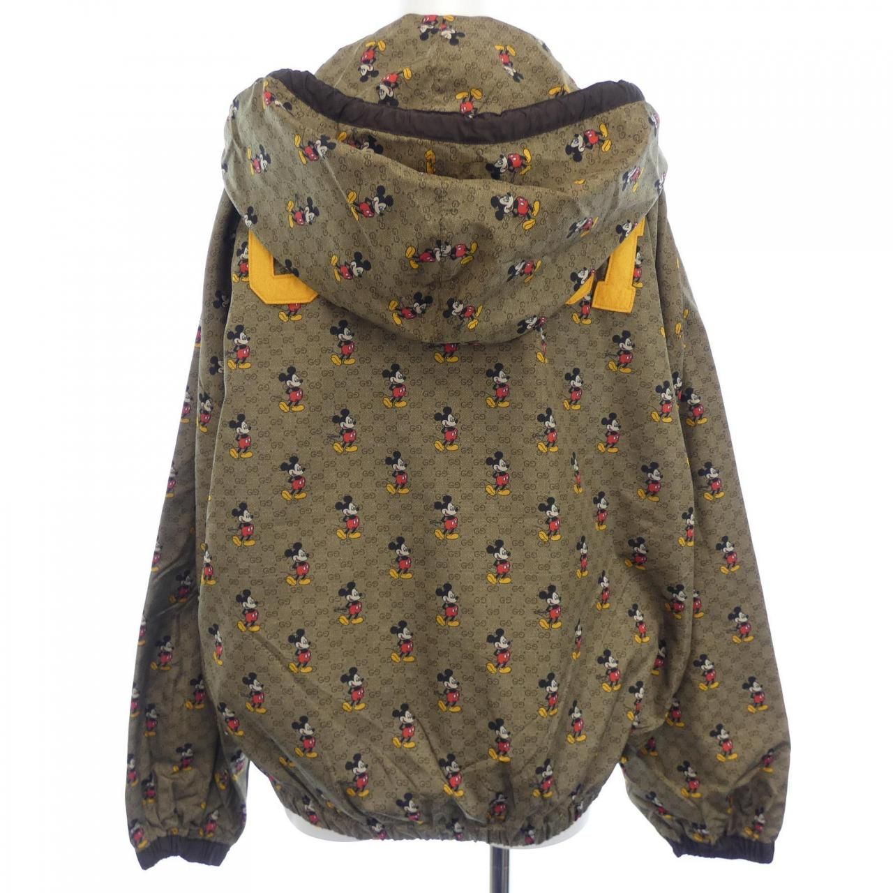 GUCCI ブルゾン 25新作 グッチ エンボス ウールツイル ジップジャケット メンズ