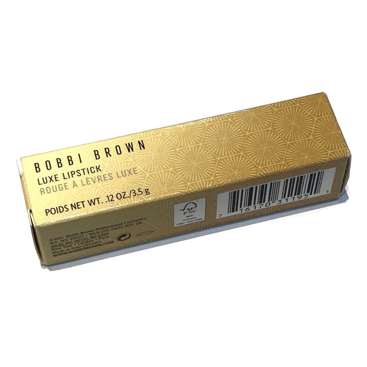 ボビイブラウン新品 L64 アフタヌーンティー未開封 ボビイ ブラウン / リュクス リップ カラー 64 アフタヌーン
