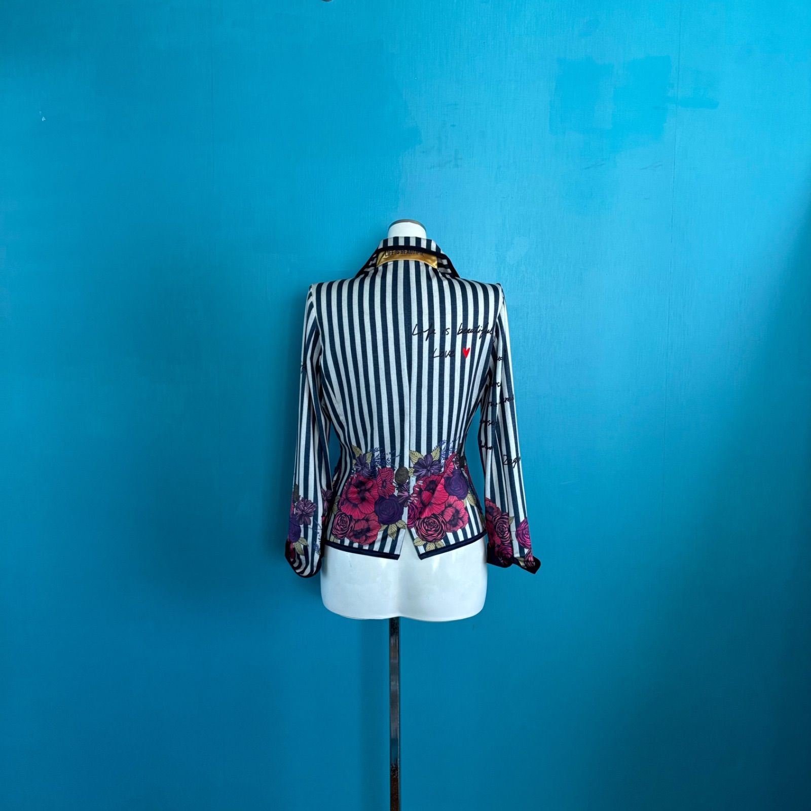 REGINA ROMANTICO ネイビー ジャケット 1362 REGINA ROMANTICOレジーナロマンティコ ネイビー×ホワイト