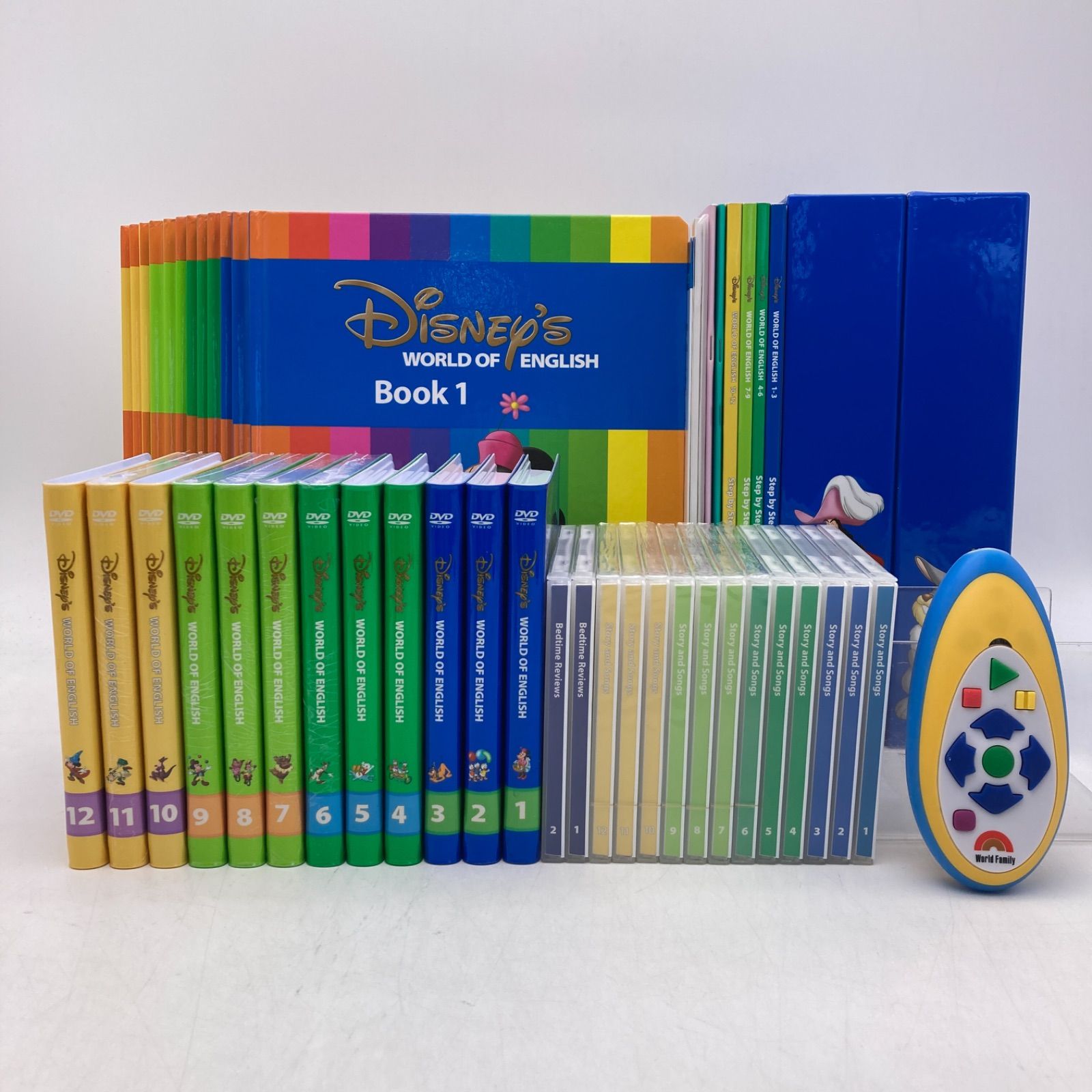 2016年 メインプログラムセット 絵本 CD DVD24枚 新子役 字幕あり ディズニー英語システム DWE Disney ワールドファミリー 408021