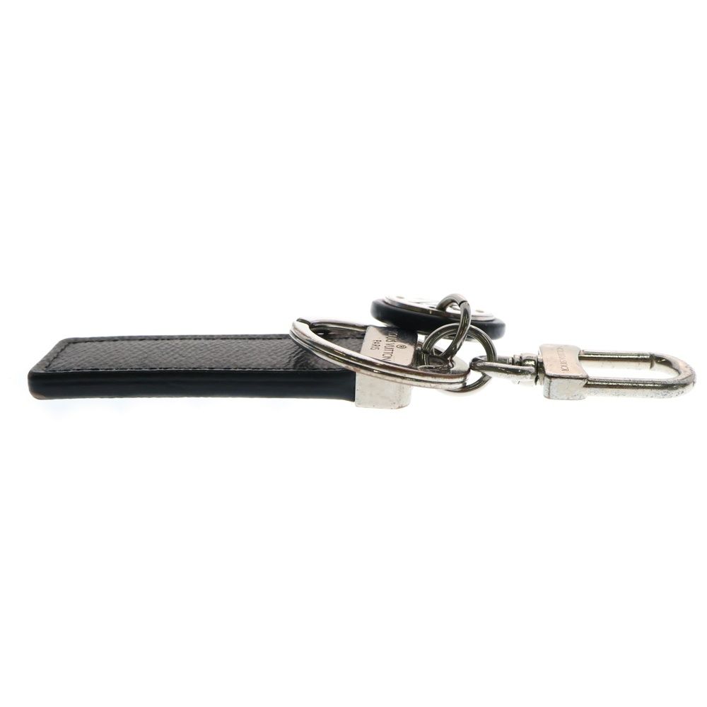 【美品】Louis Vuitton ブラックレザー キーホルダー Louis Vuitton キーホルダー 黒 レザー