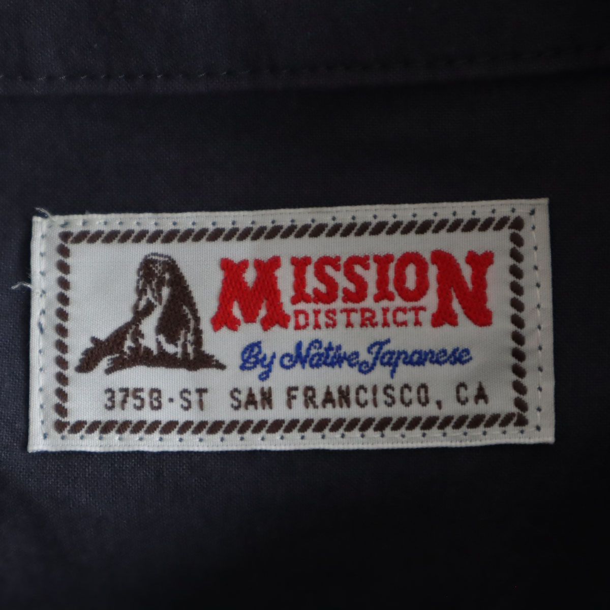 MISSION DISTRICT 日本製 ドリズラー ジャケット L チャコールグレー 