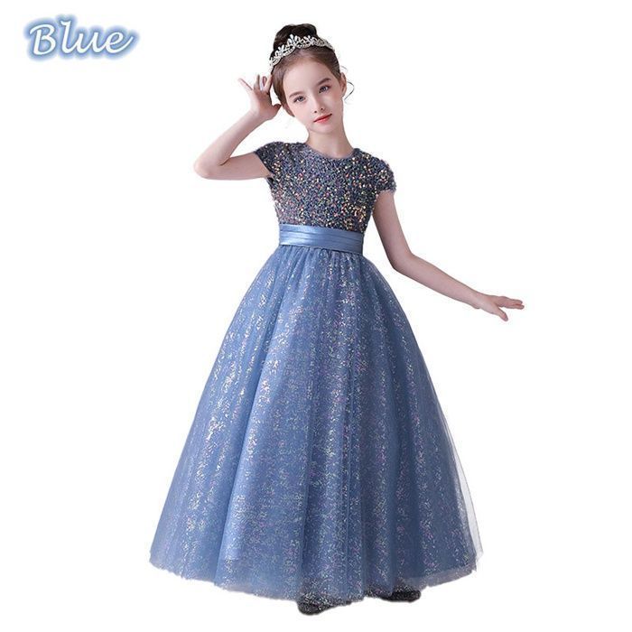 子どもドレス ドレス 子供 ピアノ発表会 ロングドレス 発表会 演奏会 コンクール シンプル フォーマル ジュニア キッズ こども 中学生 高校生 結婚式 撮影 子供服 lsyx 03