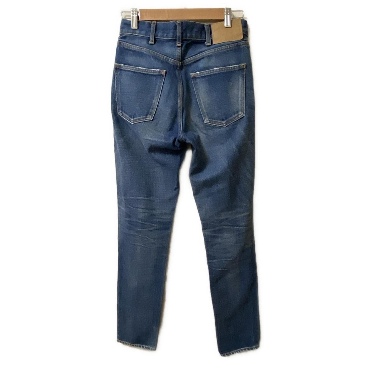 CELINE セリーヌ ジーンズ サイズ27 M レディース N206 365M 07DU インディゴブルー デニム フルレングス