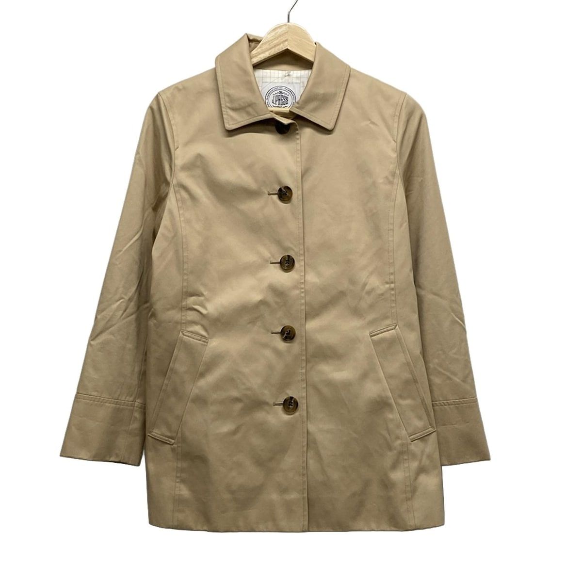J.PRESS ジェイプレス コート サイズ9 M レディース - ライトブラウン 長袖 春 秋
