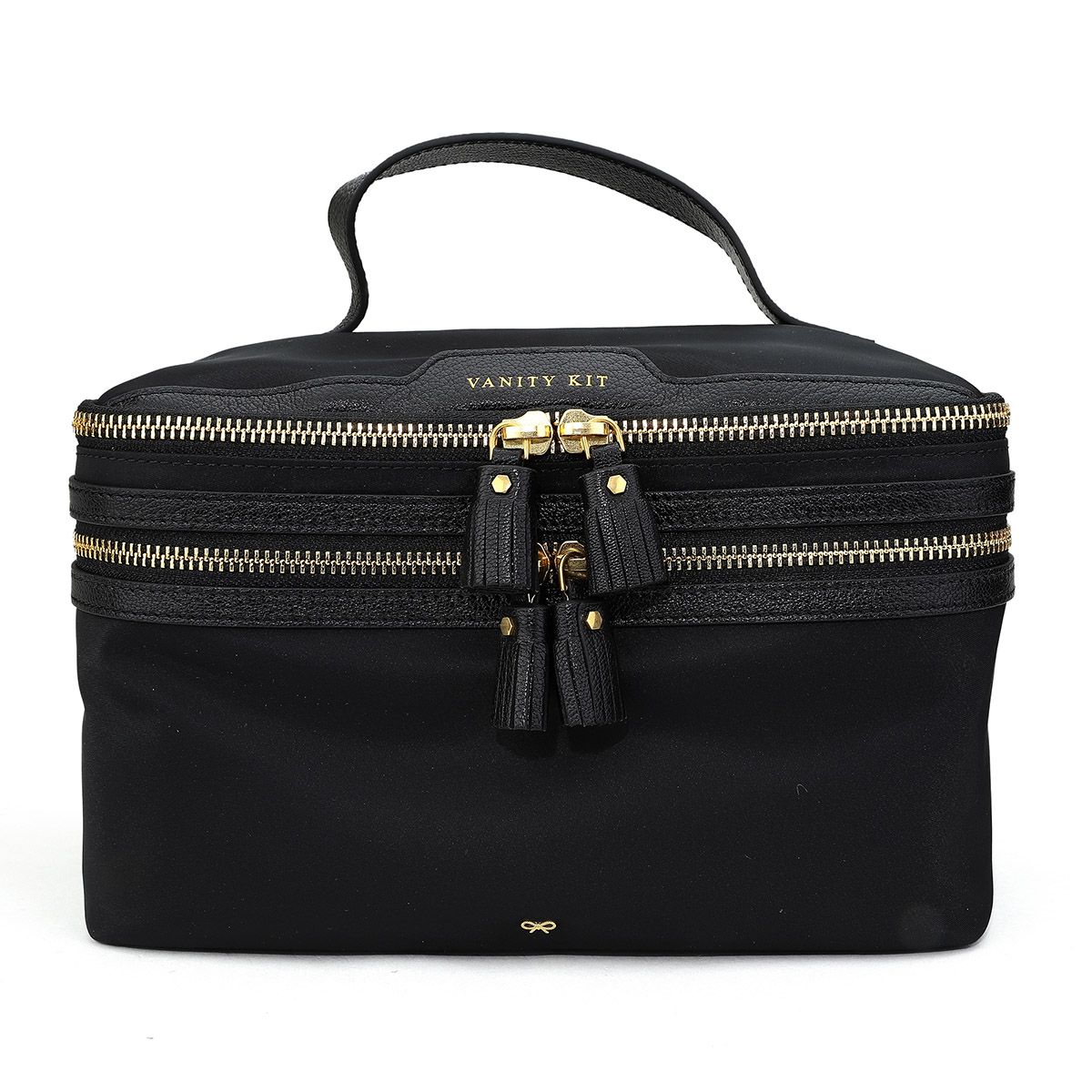 新品 アニヤ ハインドマーチ ANYA HINDMARCH ポーチ ラベル ブラック 