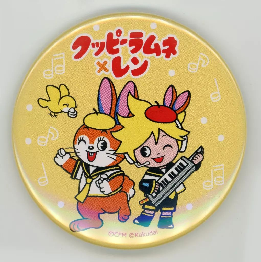 中古】バッジ・ピンズ 鏡音レン×クッピー 「初音ミク×クッピーラムネ