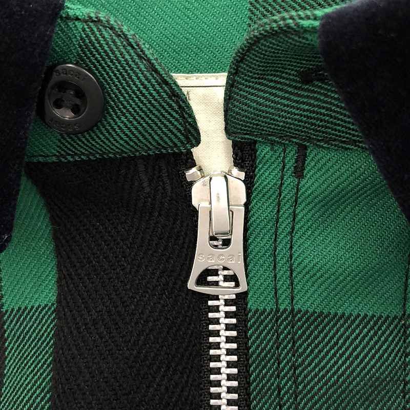 sacai 2022SS バッファローチェックブルゾン sacai - sacai / サカイ | 2022SS | Buffalo Check L/S Shirts