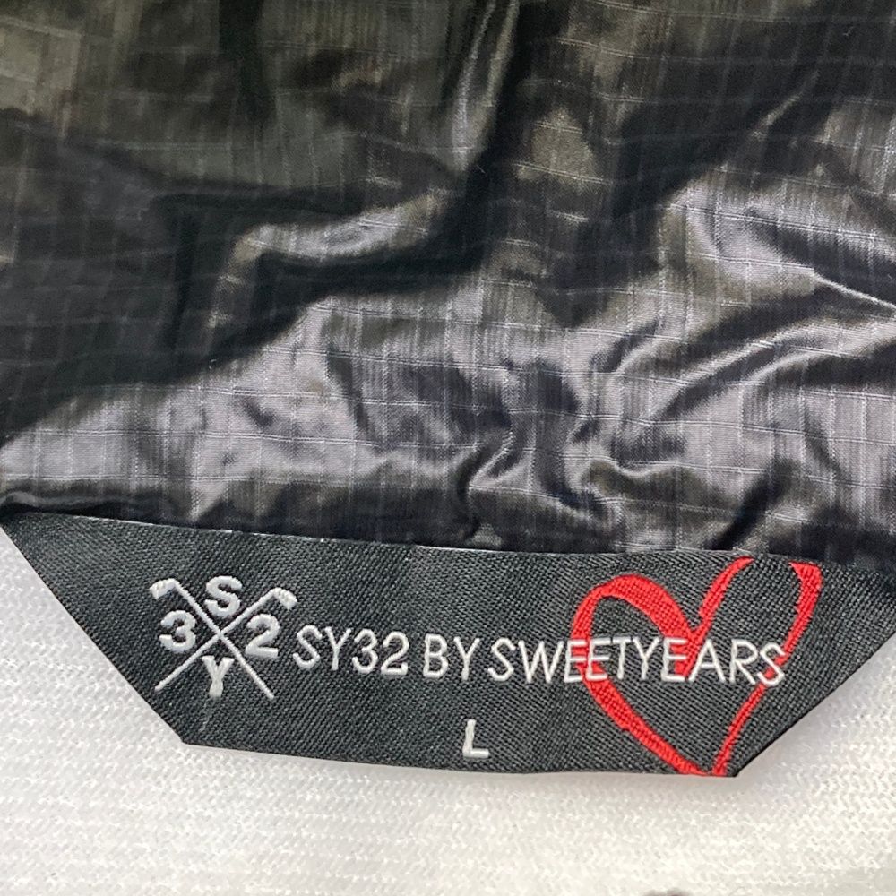 【品質保証書】 サイズ L SY32 BY SWEET YEARS GOLF エスワイサーティトゥ 2025年 2way ボアジャケット ホワイト系 240101491238 ゴルフウェア レディース ストスト 再現性のある