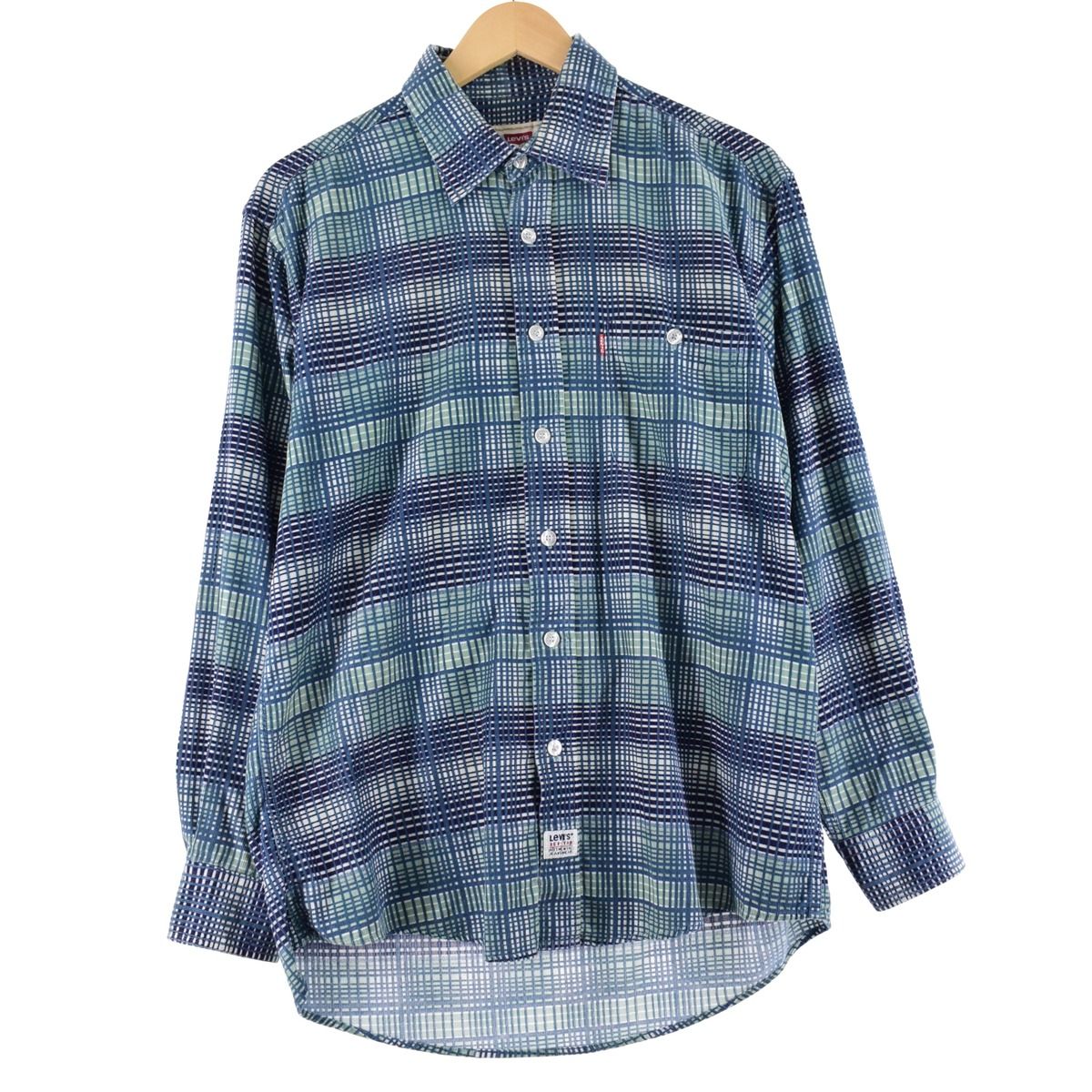 古着 リーバイス Levi's 長袖 チェックシャツ メンズM ヴィンテージ/eaa349344