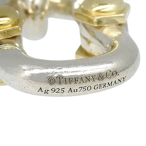 TIFFANY&Co.(ティファニー) K18 イエローゴールド YG シルバー
